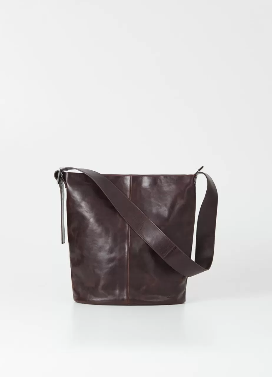 Vagabond Stockholm Sac Marron Fonce Cuir Cheap