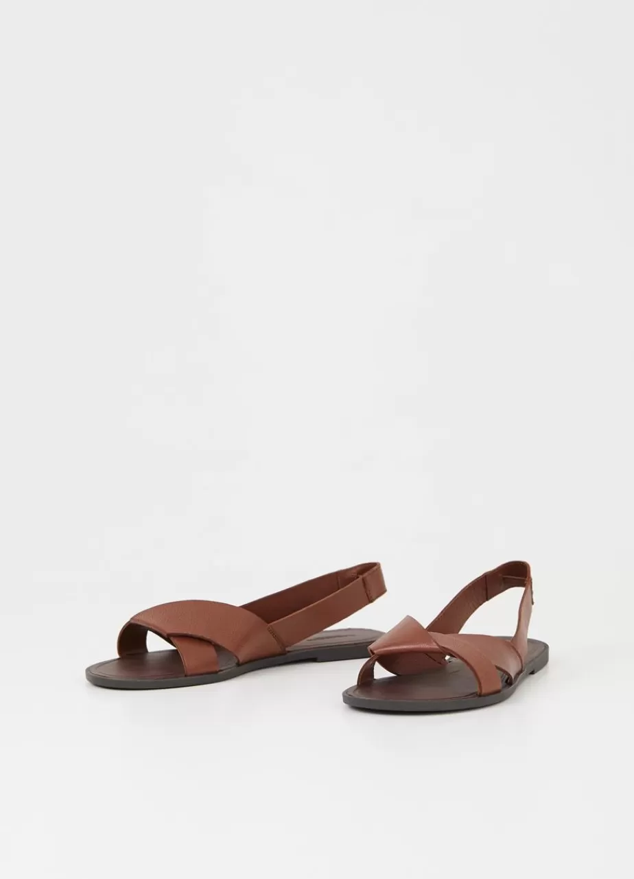 Vagabond Tia 2.0 Sandales Marron Cuir Fashion