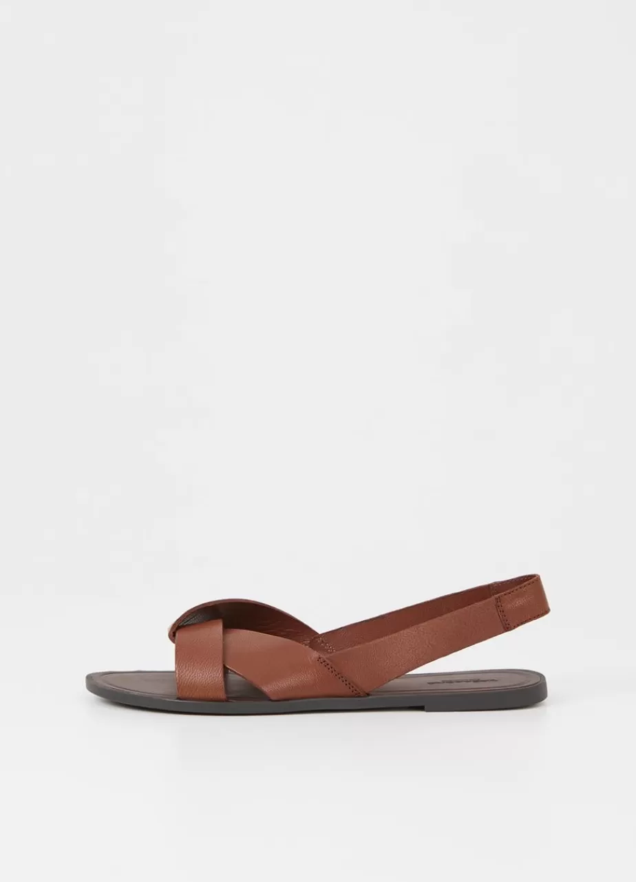 Vagabond Tia 2.0 Sandales Marron Cuir Fashion