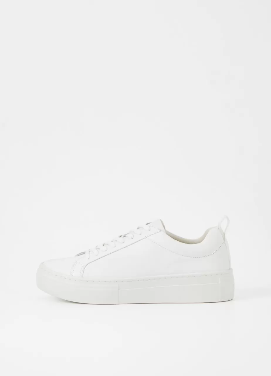 Vagabond Zoe Platform Baskets Blanc Cuir Best Sale